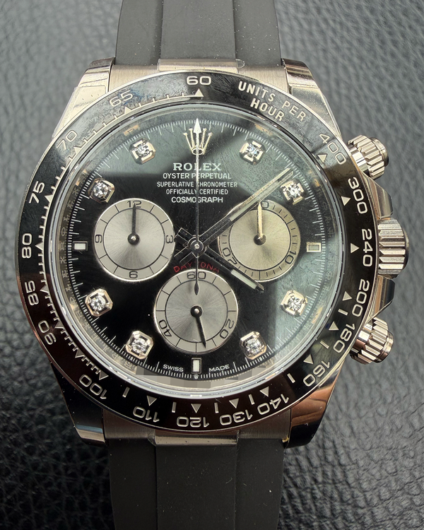 2026 Rolex Cosmograph Daytona 40MM Black Dial Rubber Strap (126519LN)