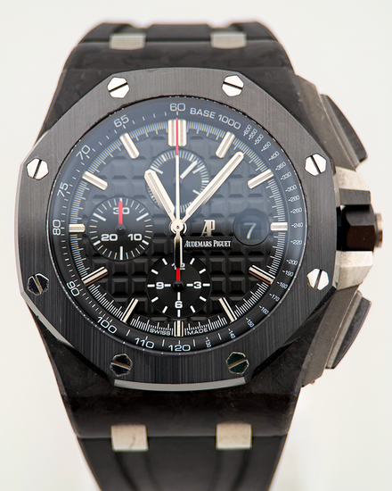 Audemars Piguet Royal Oak Offshore 44MM Black Dial Rubber Strap (26400AU.OO.A002CA.01)
