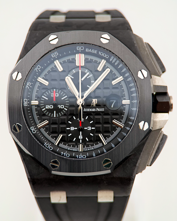 Audemars Piguet Royal Oak Offshore 44MM Black Dial Rubber Strap (26400AU.OO.A002CA.01)