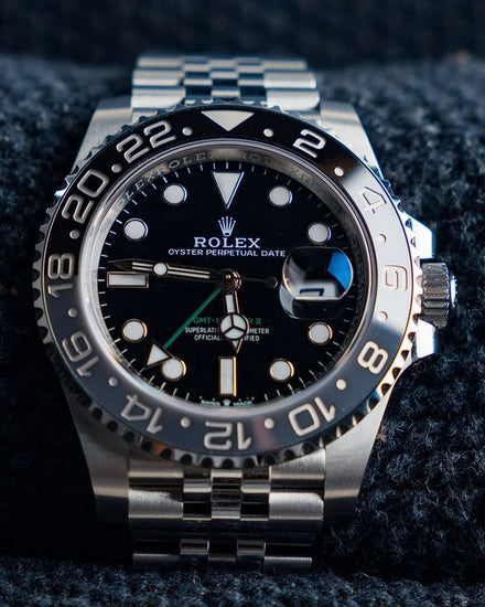2025 Rolex GMT-Master II "Bruce Wayne" 40MM Black Dial Jubilee Bracelet (126710GRNR)