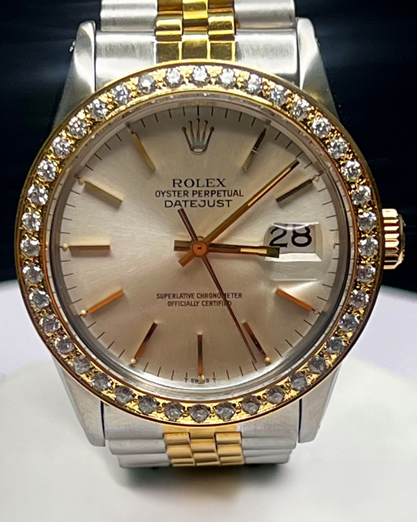 Rolex Datejust 36MM Champagne Dial Aftermarket Jubilee Bracelet (16013)