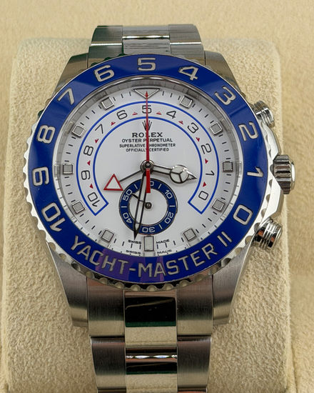 2019 Rolex Yacht-Master II 44MM White Dial Oyster Bracelet (116680)