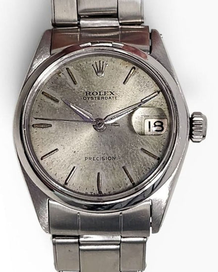 Rolex Oyster Precision 31MM Silver Dial Oyster Bracelet (6466)