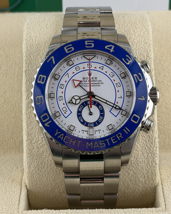 2019 Rolex Yacht-Master II 44MM White Dial Oyster Bracelet (116680)