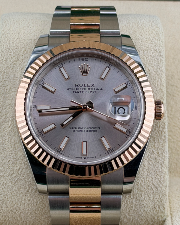 2024 Rolex Datejust 41MM Silver Dial Two-Tone Oyster Bracelet (126331)