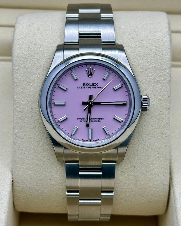 2025 Rolex Oyster Perpetual 31MM Pink Dial Oyster Bracelet (277200)