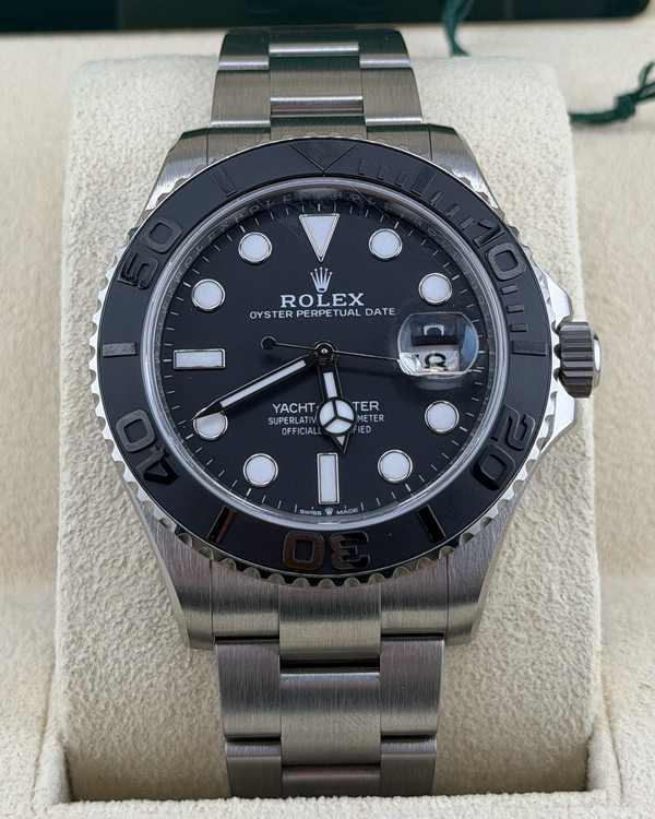 2026 Rolex Yacht-Master 42MM Black Dial Titanium Oyster Bracelet (226627)