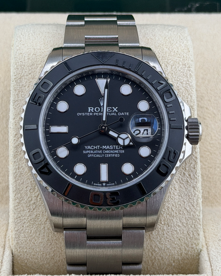 2026 Rolex Yacht-Master 42MM Black Dial Titanium Oyster Bracelet (226627)