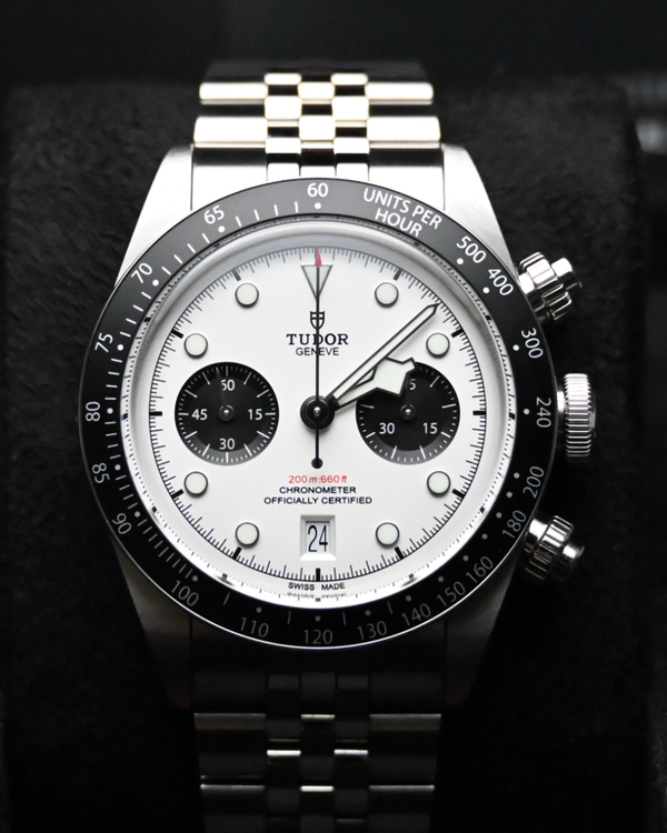 2025 Tudor Black Bay Chrono "Panda" 41MM White Dial Steel Bracelet (79360N)