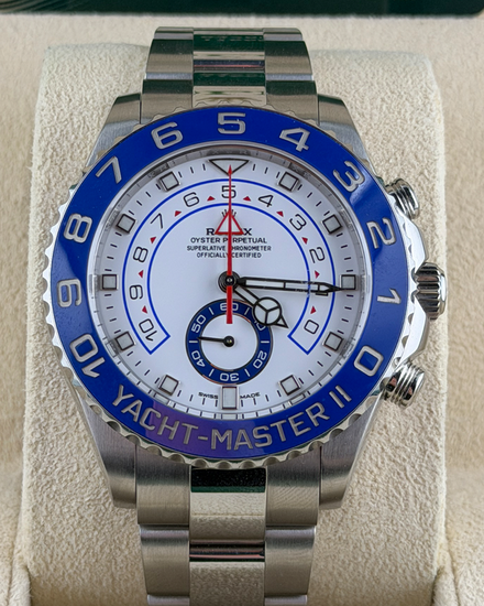 2021 Rolex Yacht-Master II 44MM White Dial Oyster Bracelet (116680)