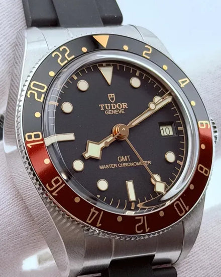2025 Tudor Black Bay 58' GMT "Coke" 39MM Black Dial Rubber Strap (7939G1A0NRU)