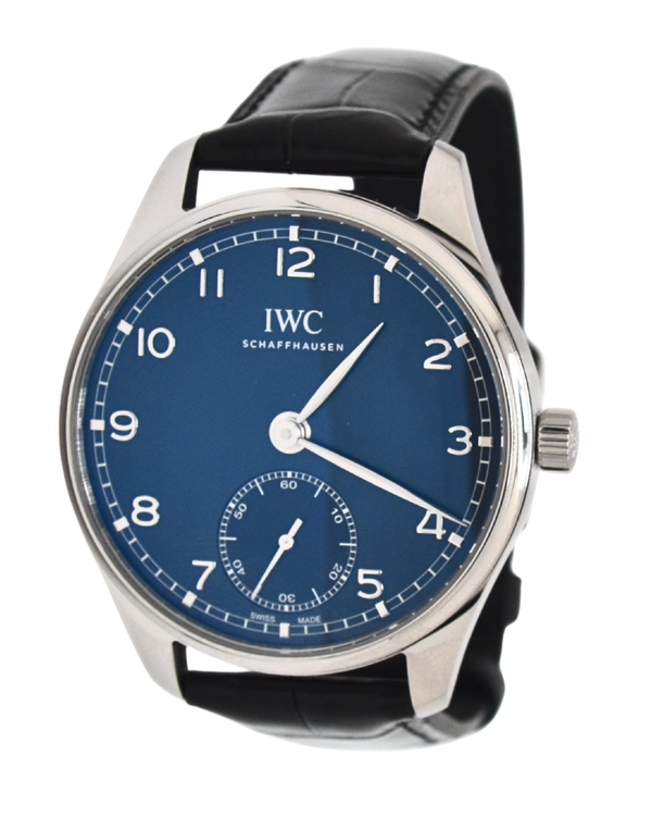 2026 IWC Schaffhausen Portugieser 40MM Blue Dial Leather Strap (IW358305)