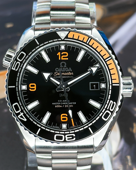 2024 Omega Seamaster Planet Ocean 600M 43.5MM Black Dial Steel Bracelet (215.30.44.21.01.002)