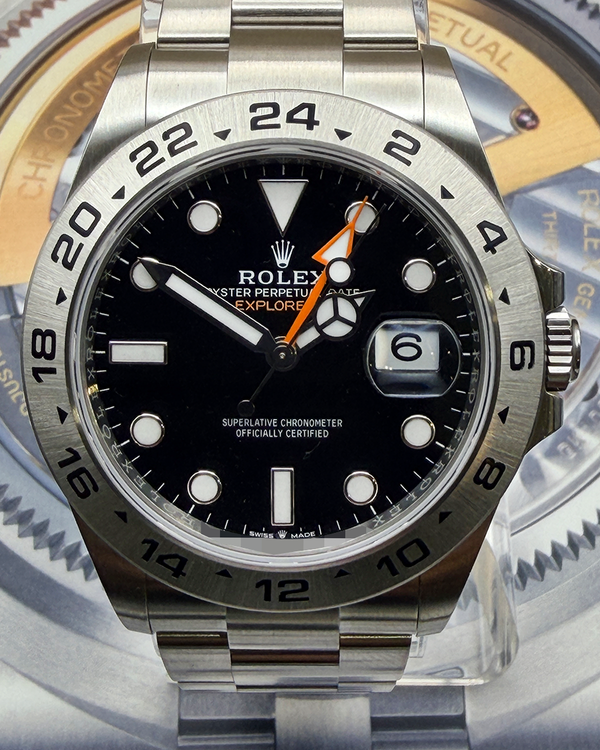 2023 Rolex Explorer II 42MM Black Dial Oyster Bracelet (226570)