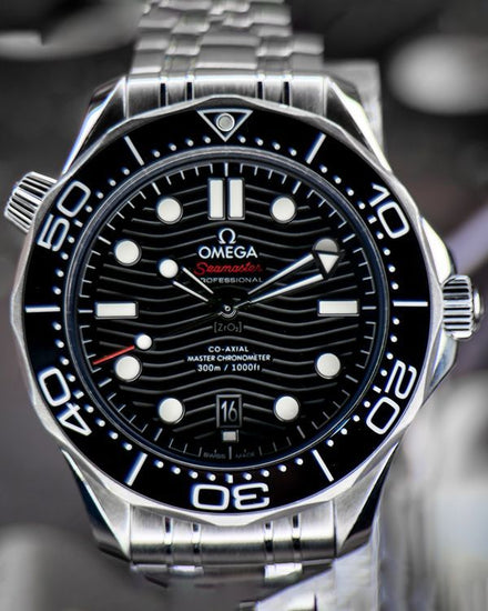 2023 Omega Seamaster Diver 300M 42MM Black Dial Steel Bracelet (210.30.42.20.01.001)