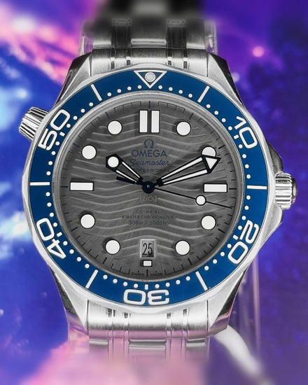 No Reserve - 2020 Omega Seamaster Diver 300M 42MM Grey Dial Steel Bracelet (210.30.42.20.06.001)