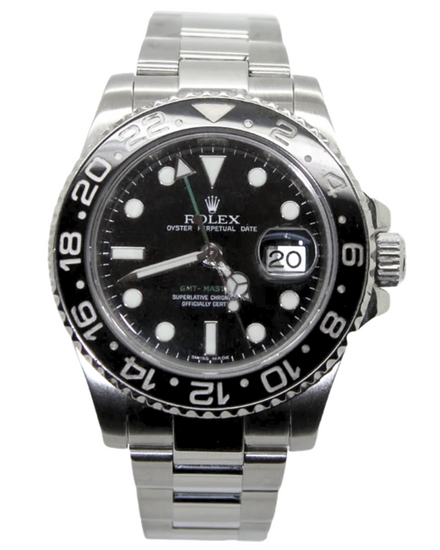 2008 Rolex GMT-Master II 40MM Black Dial Oyster Bracelet (116710LN)