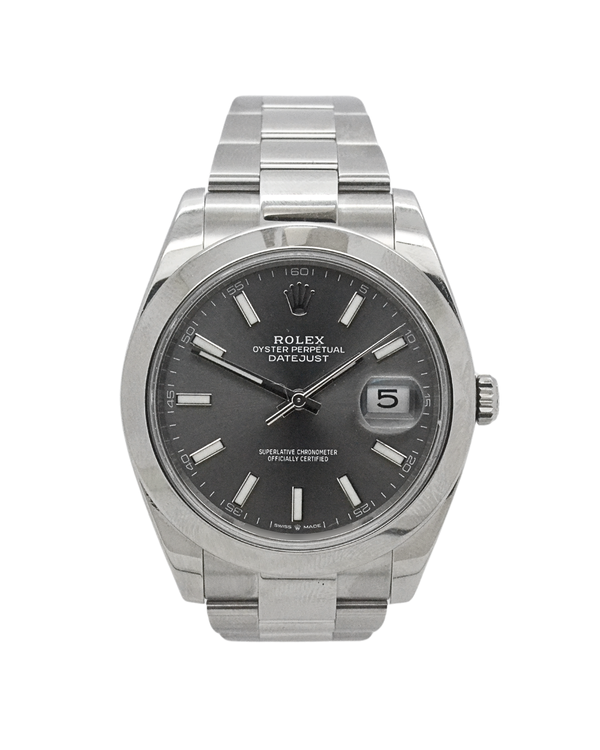 2024 Rolex Datejust 41MM Slate Dial Oyster Bracelet (126300)