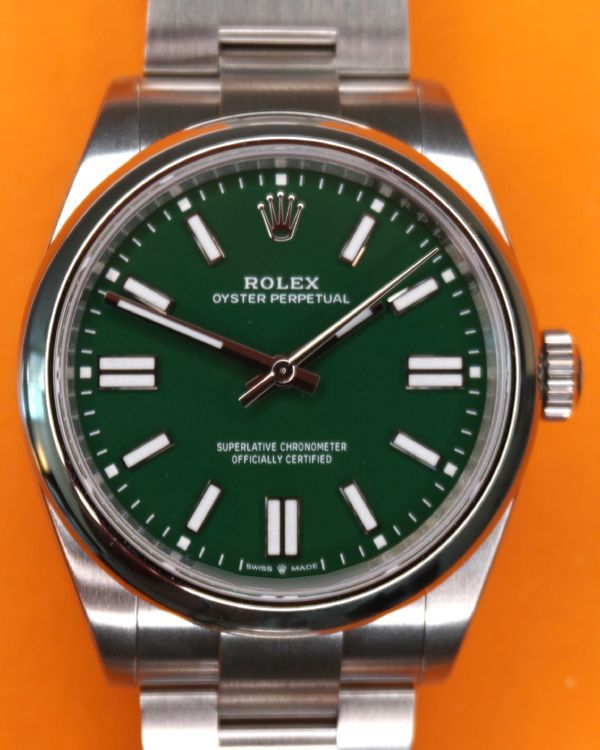 2026 Rolex Oyster Perpetual 41MM Green Dial Oyster Bracelet (134300)