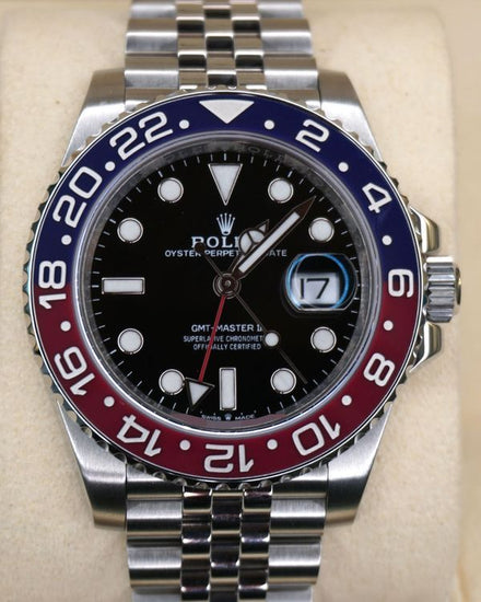 2020 Rolex GMT-Master II "Pepsi" 40MM Black Dial Jubilee Bracelet (126710BLRO)