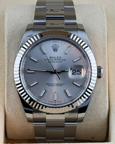 2026 Rolex Datejust 41MM Silver Dial Oyster Bracelet (126334)