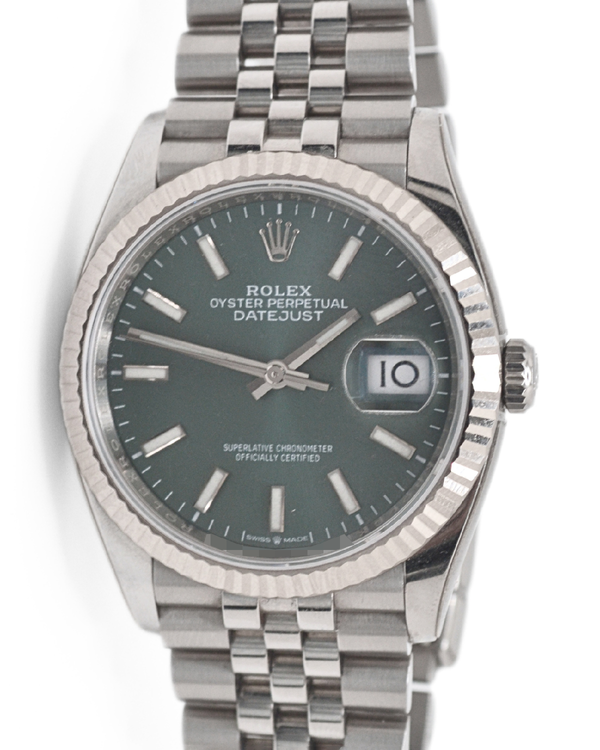 Rolex Datejust 36MM Green Dial Jubilee Bracelet (126234)