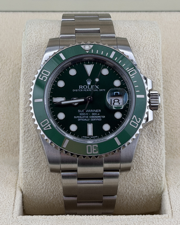 Rolex Submariner Date "Hulk" 40MM Green Dial Oyster Bracelet (116610LV)