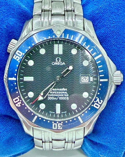 No Reserve - Omega Seamaster Diver 300M 41MM Blue Dial Steel Bracelet (2531.80.00)