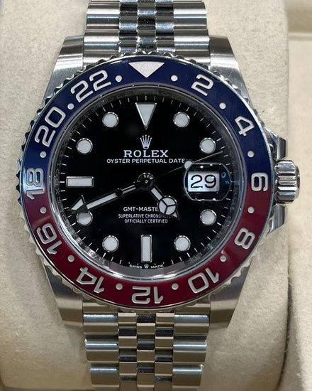 2019 Rolex GMT-Master II "Pepsi" 40MM Black Dial Jubilee Bracelet (126710BLRO)