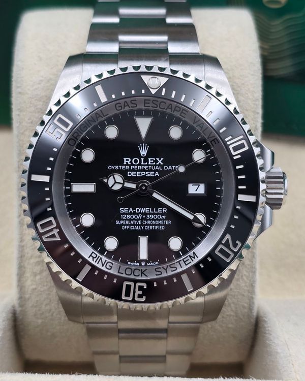 2021 Rolex Sea-Dweller Deepsea 44MM Black Dial Oyster Bracelet (126660)