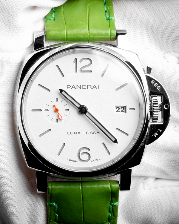 2023 Panerai Luminor Due 42MM White Dial Leather Strap (PAM01381)