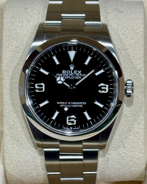 2021 Rolex Explorer 36MM Black Dial Oyster Bracelet (124270)