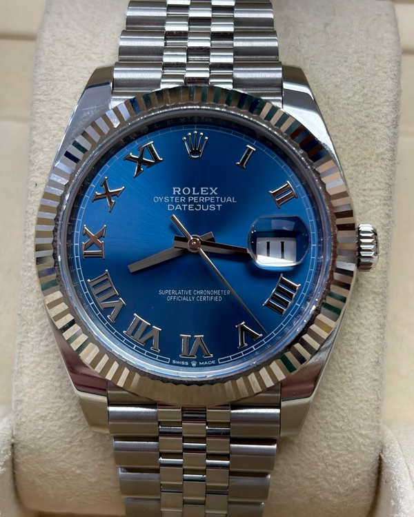 2025 Rolex Datejust 41MM Blue Dial Jubilee Bracelet (126334)