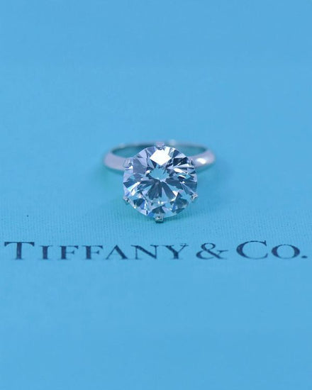 Tiffany Accessories Engagement Ring Size 5 Platinum/Diamond Ring (VVS1)