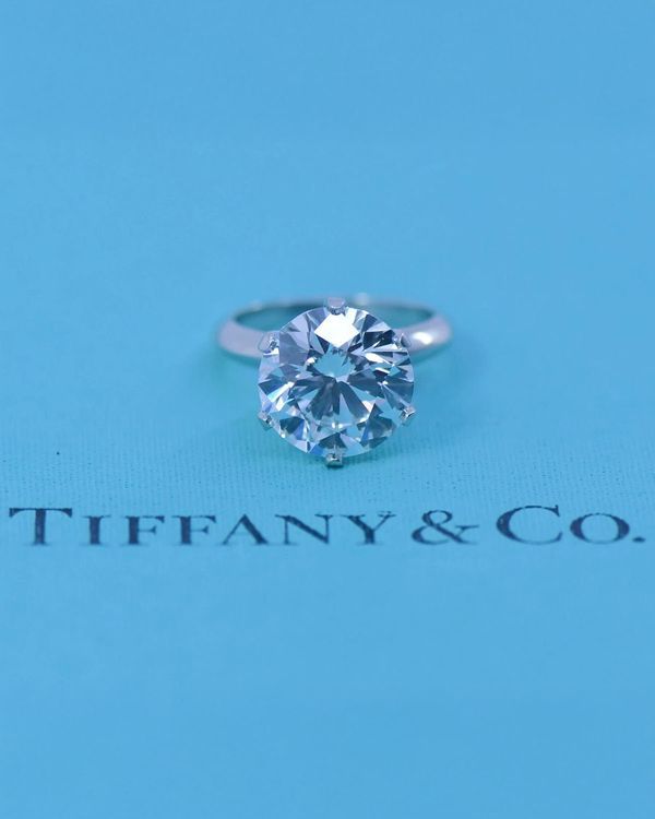 Tiffany Accessories Engagement Ring Size 5 Platinum/Diamond Ring (VVS1)