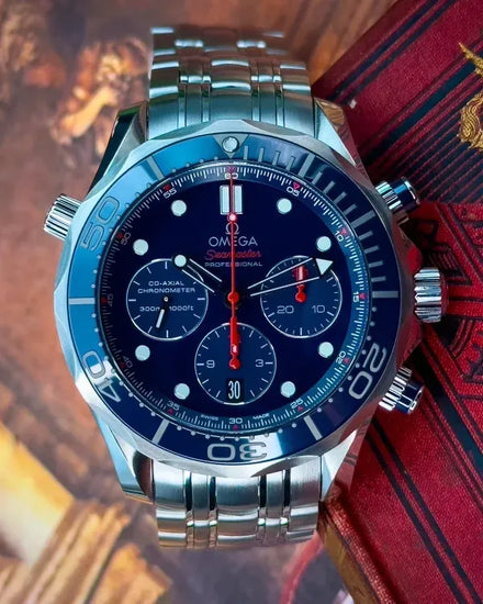 2023 Omega Seamaster Diver 300M 44MM Blue Dial Steel Bracelet (212.30.44.50.03.001)