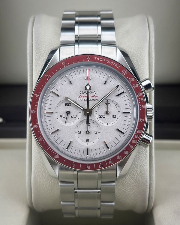 2020 Omega Speedmaster "Tokyo 2020 Olympics" L.E. 42MM White Dial Steel Bracelet (522.30.42.30.06.001)