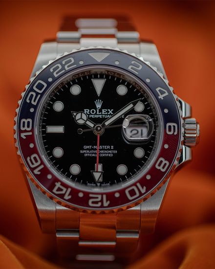 2021 Rolex GMT-Master II "Pepsi" 40MM Black Dial Oyster Bracelet (126710BLRO)