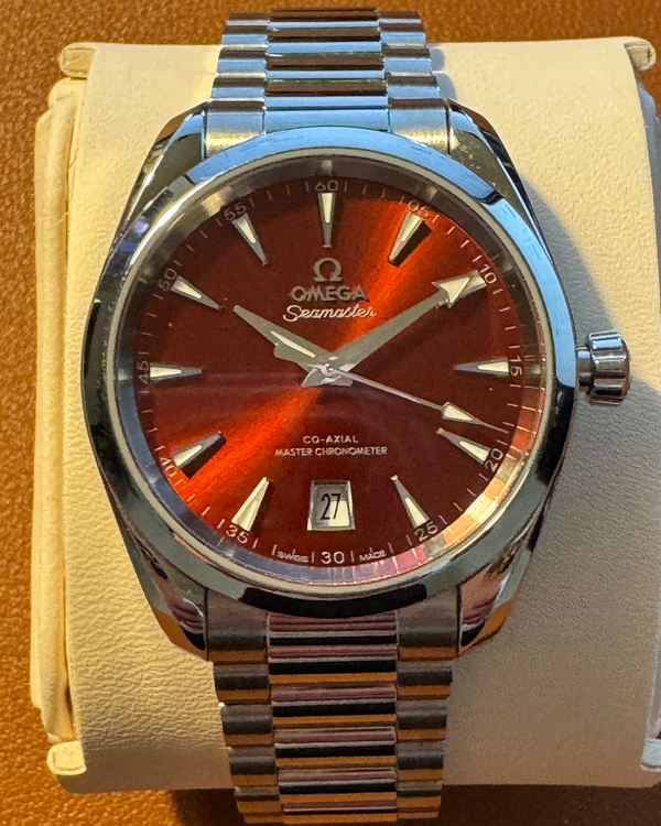 2024 Omega Seamaster Aqua Terra Shades 38MM Terracotta Dial Steel Bracelet (220.10.38.20.13.003)