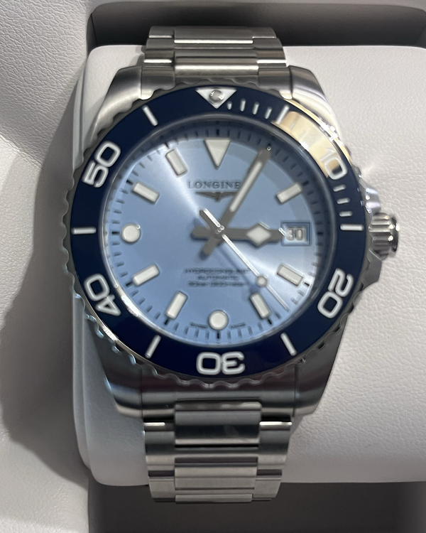 2026 Longines HydroConquest Boutique Edition 39MM Blue Dial Steel Bracelet (L3.779.4.98.6)