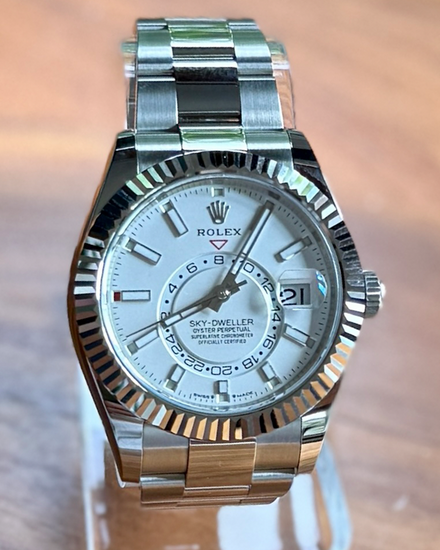 2024 Rolex Sky-Dweller 42MM White Dial Oyster Bracelet (336934)