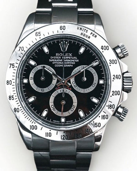 2004 Rolex Cosmograph Daytona 40MM Black Dial Oyster Bracelet (116520)