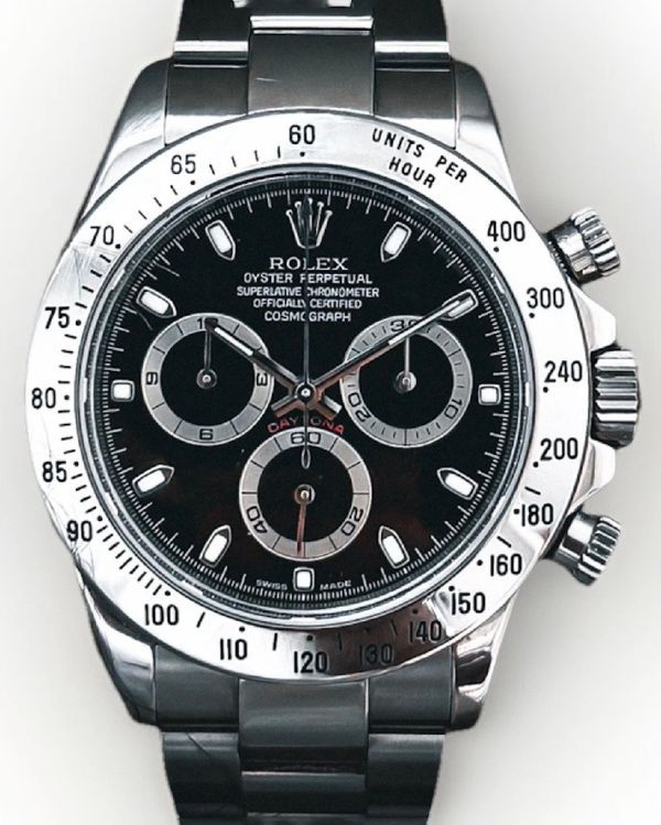 2004 Rolex Cosmograph Daytona 40MM Black Dial Oyster Bracelet (116520)