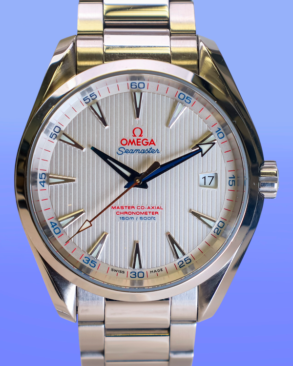 No Reserve - Omega Seamaster Aqua Terra 150M "Golf Edition" 41.5MM Silver Dial Steel Bracelet (231.10.42.21.02.004)