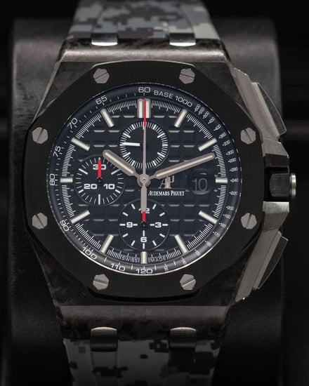 2013 Audemars Piguet Royal Oak Offshore Chronograph 44MM Black Dial Rubber Strap (26400AU.OO.A002CA.01)