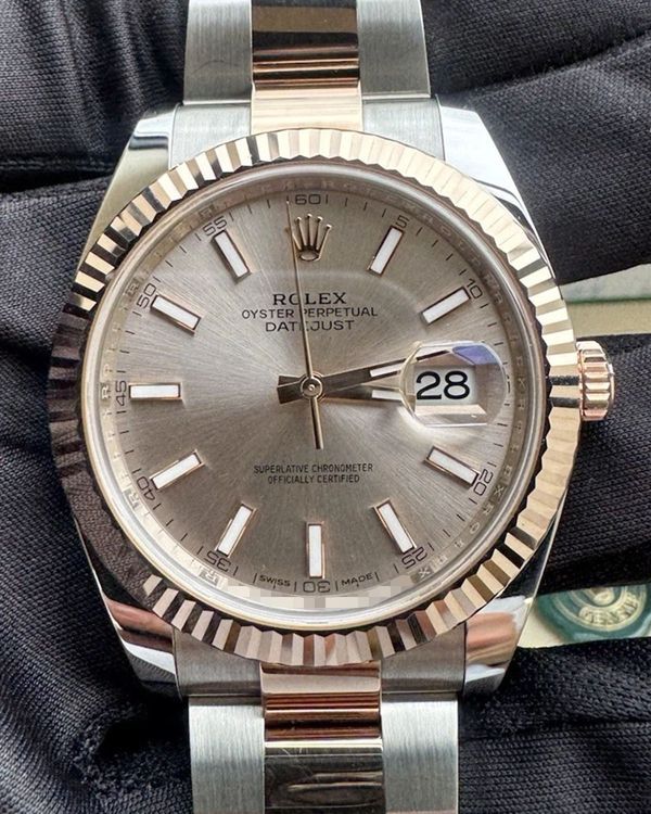2018 Rolex Datejust 41MM Sundust Dial Two-Tone Oyster Bracelet (126331)