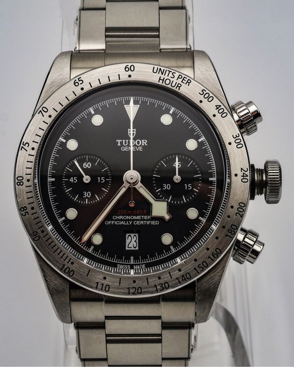2018 Tudor Black Bay Chrono 41MM Black Dial Steel Bracelet (79350)