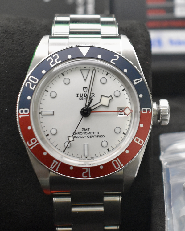 2025 Tudor Black Bay GMT "Pepsi" 41MM White Dial Steel Bracelet (79830RB)