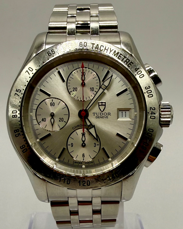 Tudor Chronautic 41MM Silver Dial Steel Bracelet (79380P)