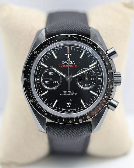 No Reserve - 2024 Omega Speedmaster Dark Side of the Moon 44.25MM Black Dial Textile Strap (311.92.44.51.01.007)